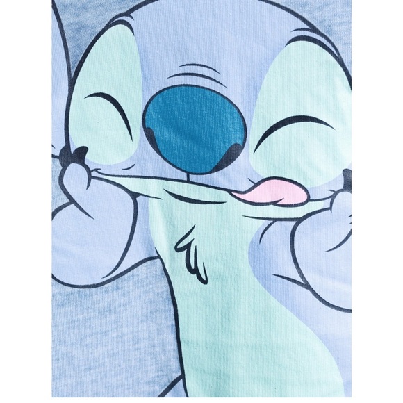 Disney Stitch 3pc Cute Cartoon Sleepwear Pajama Set Size Large 12-14 - Picture 5 of 10